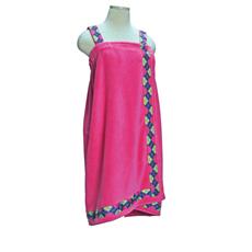 Bath Wrap-Coral Fleece