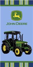 John Deere Tractor and Stripe Beach Towel