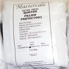 MASTERCALE Quilted Pillow Protectors  2 Pack
