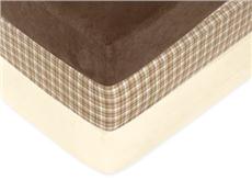 Teddy Bear Chocolate Crib Sheet