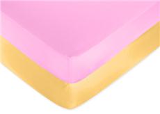 Butterfly Pink & Orange Crib Sheet
