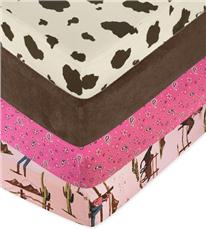 Cowgirl Crib Sheets