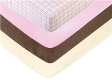 Teddy Bear Pink Crib Sheets