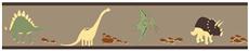 Dinosaur Land Prepasted Wall Border