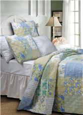 Vintage Jade Cotton Quilt Sets