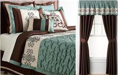 Abigail 8pc Comforter Sets & Window Treatments