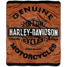 Harley Davidson® Genuine Micro Raschel Throw Blanket