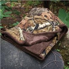 Mossy Oak Break-Up Infinity Fleece Sherpa Throw