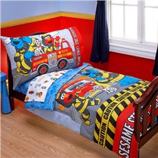 Sesame Street Fire Department 4pc Toddler Set