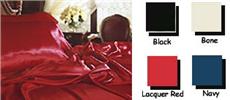 WATERBED Charmeuse Satin Sheet Sets