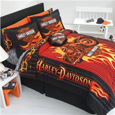 Harley Davidson® Flame Rider Fireball 1st Quality Bedding