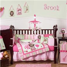 Jungle Friends 9pc Crib Bedding Ensemble