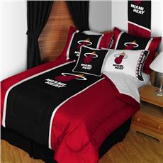 Miami Heat Sidelines NBA Basketball Bedding 