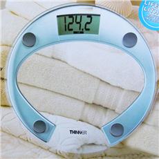 Thinner Round Glass Painted Scale
