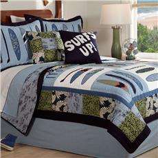 Catch A Wave Quilted Bedding &amp; Accessories