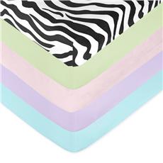 Zebra Crib Sheet