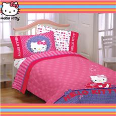 Hello Kitty- Kitty &amp; Me Bedding for Girls