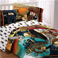 Lego Pirates of the Caribbean- Ships Away Bedding