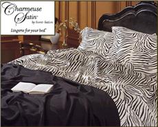 ZEBRA PRINT Satin Comforter Sets