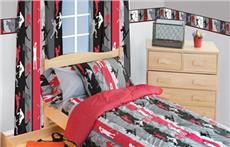 Action Sports Bedding for Kids & Teens Drapes