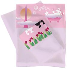 Poodles In Paris Bedding for Girls