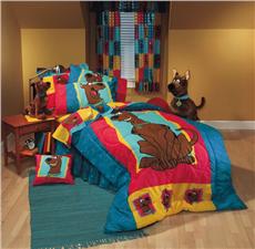 SCOOBY SILHOUETTE Bedding For Kids  Bedskirt