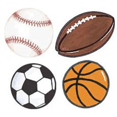 Sports Group Wallies Wallpaper Cutouts