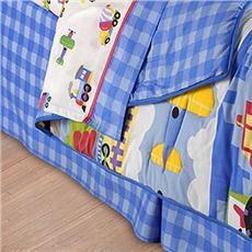 Trains, Planes, & Trucks Kids Bedding by Olive Kids Bedskirt