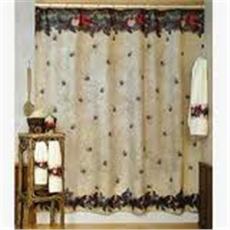 Pinecone Holiday Shower Bath Accessories