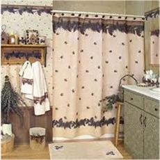 PINECONE LODGE Shower Curtain & Accessories