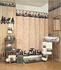 WOODLAND SILHOUETTES Shower Curtain & Accessories