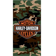 Harley Davidson Camo Beach Towel