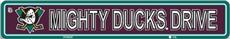 Anaheim Mighty Ducks Street Sign