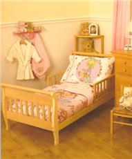 "GIRLS RULE" Toddler Bedding Set