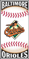 Baltimore Orioles Centerfield Beach Towel