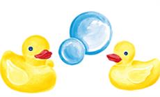 Duckies Wallies Wallpaper Cutouts
