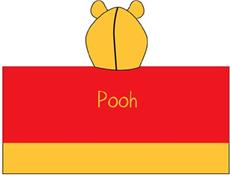 WINNIE THE POOH Hooded Towel
