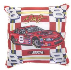 DALE EARNHARDT, JR. Red Decorative Pillow
