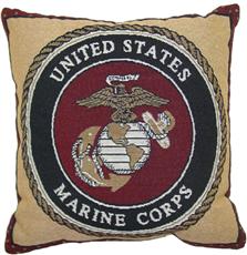 United States Marines 13" Tapestry Pillow