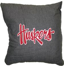 University of Nebraska 18" Square Pillow