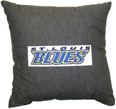 St. Louis Blues 18" Denim Square Pillow