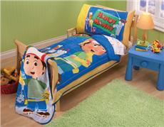 HANDY MANNY  PLANNING PALS 4 pc Toddler Bedding Set