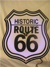 Historic Route 66 Neon Clock