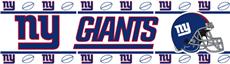 NEW YORK GIANTS NFL Wall Border