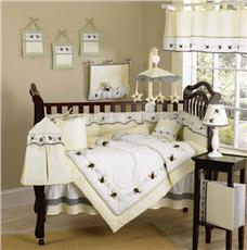 Bumble Bee 9pc Crib Bedding Set
