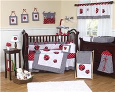 Little Ladybug 9pc Crib Bedding Set