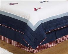 Vintage Aviator Full/Queen Bedskirt