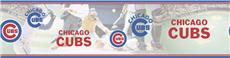 CHICAGO CUBS Scenic Wall Border