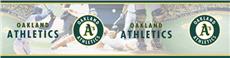OAKLAND ATHLETICS Scenic Wall Border