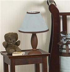 Blue & Chocolate Hotel Lamp Shade